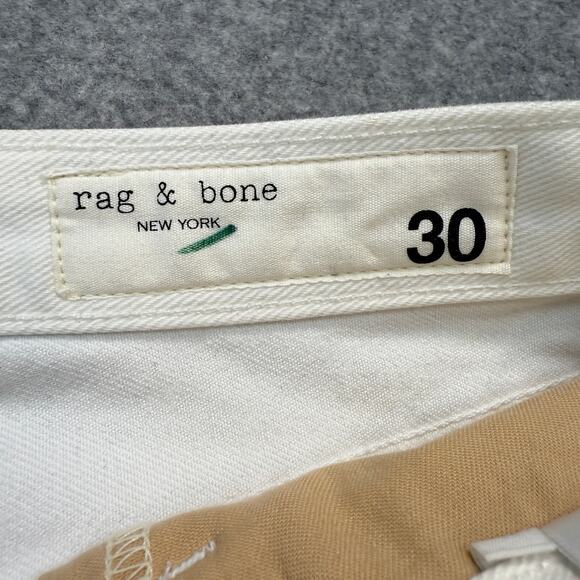 Women's‎ Rag & Bone Anna White Zip Front Denim Blue Jean Mini Skirt Size 30 NEW - Picture 3 of 10